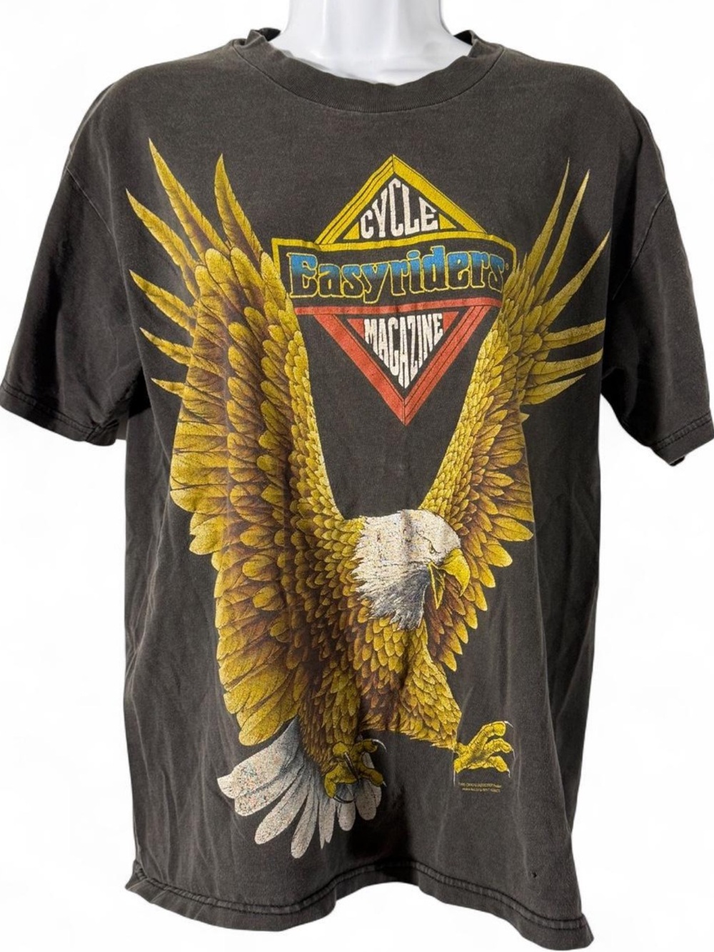 Easyriders Vintage 1995 Black Short-Sleeve Graphic Eagle Tee
